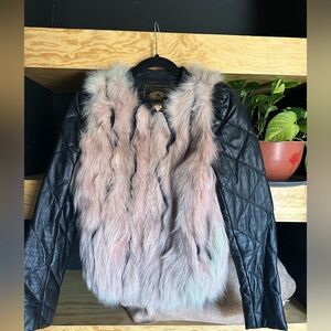 Fox fur coat